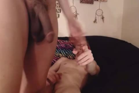 Skinny Blonde Tranny Gives BF A Good Blowjob