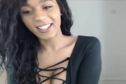 best tgirl Scene With cam, large titties Scenes