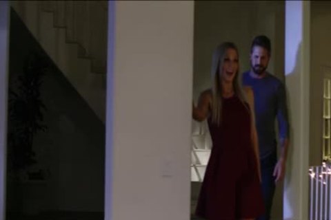 Hot Blonde Transbabe Kayleigh Coxx Finally Fucks Her Husbands Butthole