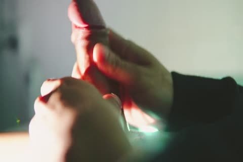 Asian Femboy Edging Dick & Cum