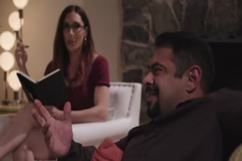 busty shemale Psychologist throats And Analed Her boy Patient