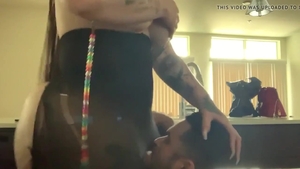 THICC Big Booty Tranny VH Gets Sucked Off 2