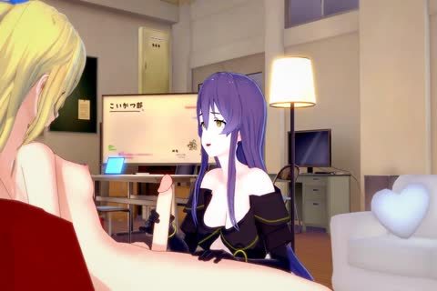 Futa Priestess X Witch[Goblin Slayer] —3D HENTAI