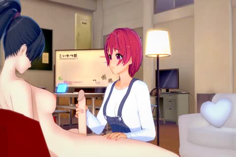 Futa Fighter X Cow girl[Goblin Slayer] — 3d anime