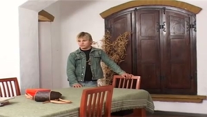 Blond Guy Loves This Busty Tslut