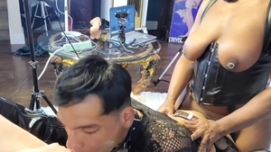 charming Sissy three-some