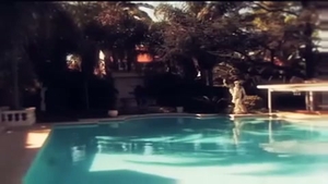 Ebony Man Bonks Blonde TS By Pool
