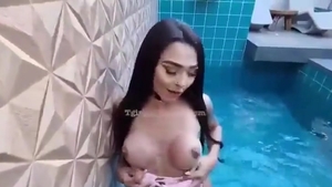 Wespipes Brazilian Shemale Likes Huge Ebony Cock 480p 0