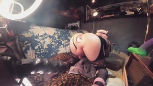 ass girl Does It again plowing Sissy arse On biggest toys Pt 1