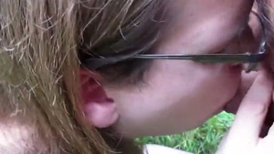 Outdoor blowjob And Crossresser